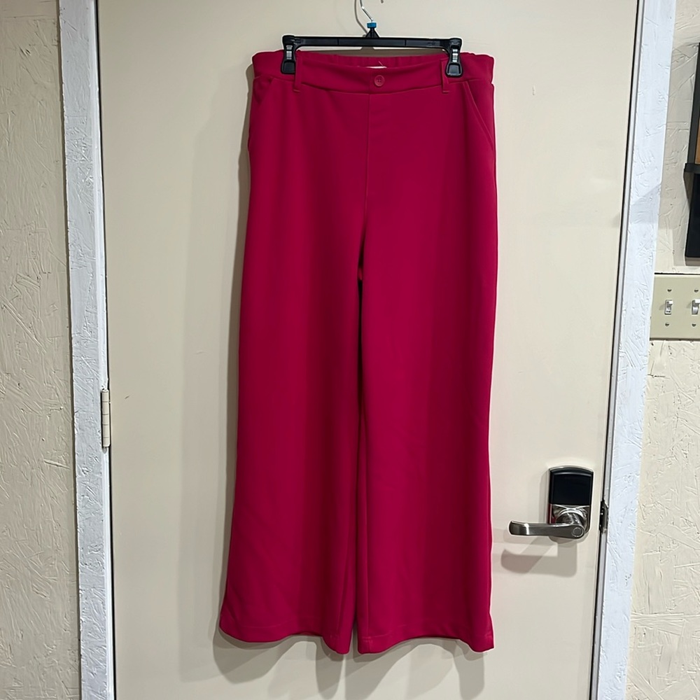 Hot pink slacks